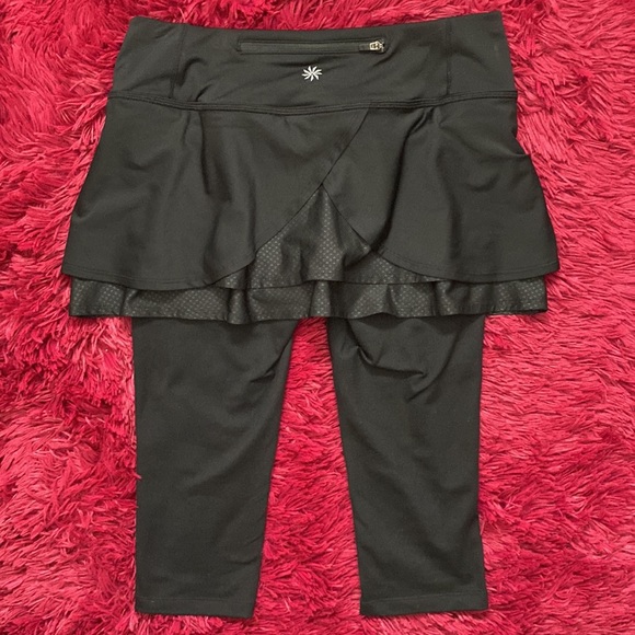 Athleta black skort cropped leggings - Picture 7 of 13